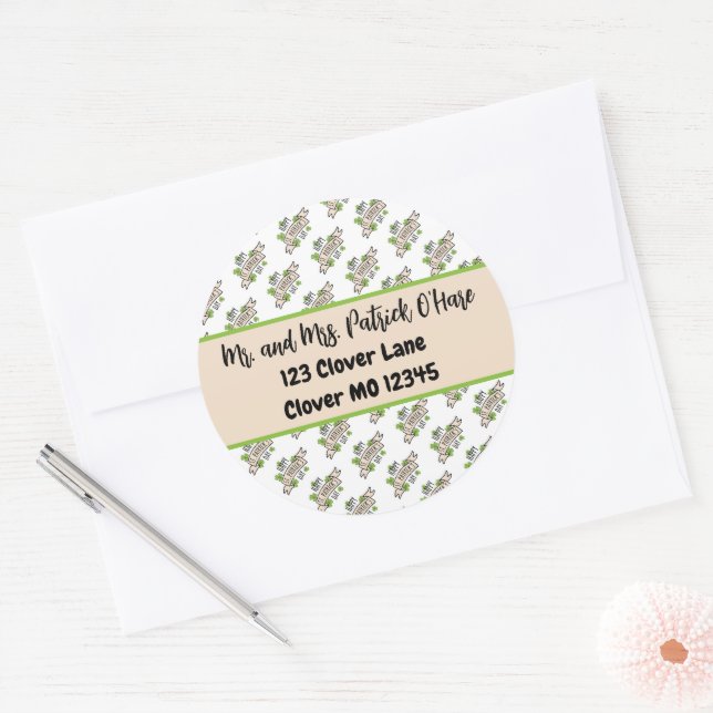Happy St. Patrick's Day Envelope Seal (Envelope)
