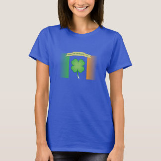 Happy St. Patrick's Day (Four Leaf Clover) T-Shirt