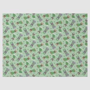 Happy St Patricks Day French Bulldogs Tissue Paper