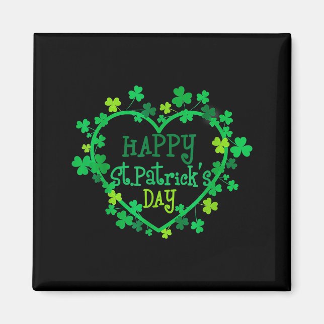 Happy St. Patrick's Day Funny Saint Patrick Irish  Magnet (Front)