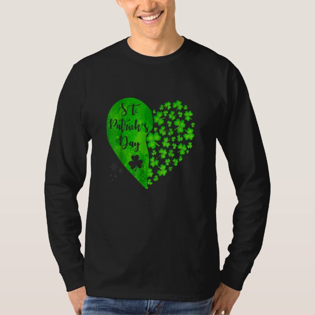 Happy St  Patrick's Day Funny Saint Patrick Irish  T-Shirt (Front)