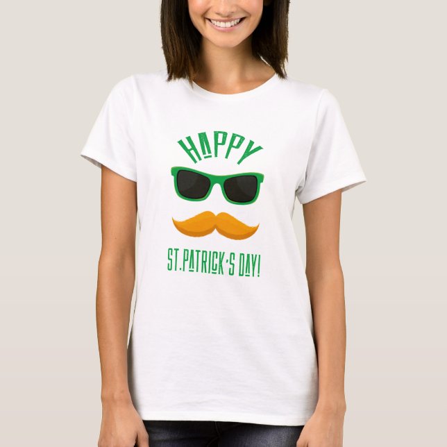 Happy St. Patrick's Day Funny Women T - Shirt (Front)