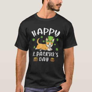 Happy St. Patrick's Day Funy Saint Patricks Corgi T-Shirt