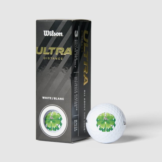 Happy St. Patrick's Day Golf Ball (Packaging)