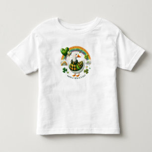 Happy St. Patrick's Day Goose Toddler T-Shirt