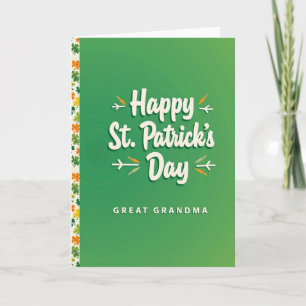 Happy St Patricks Day Grandma Card