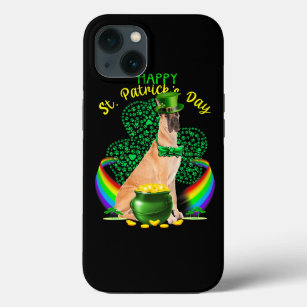 Happy St Patricks Day Great Dane Leprechaun Hat Sh Case-Mate iPhone Case