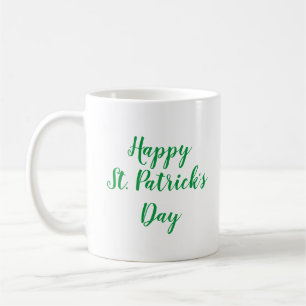Happy St. Patrick's Day Green Coffee Mug