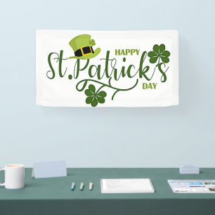 Happy St. Patrick's Day greeting Banner