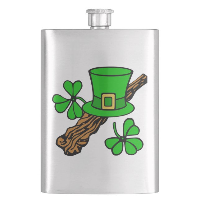 HAPPY ST.PATRICK'S DAY HIP FLASK (Front)