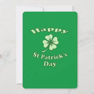 Happy St Patrick's day Holiday Card