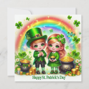 Happy St Patrick's Day Holiday Card