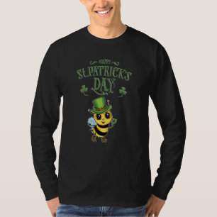 Happy St Patricks Day Ireland Bee Women Men T-Shirt