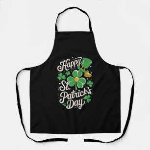 Happy St Patrick's Day Irish Heritage St Patty's  Apron