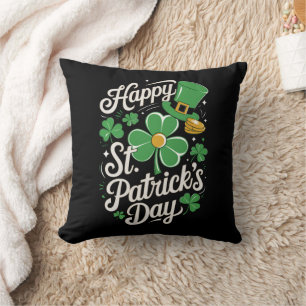 Happy St Patrick's Day Irish Heritage St Patty's  Cushion
