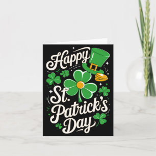 Happy St Patricks Day Irish Heritage St Pattys T S Card