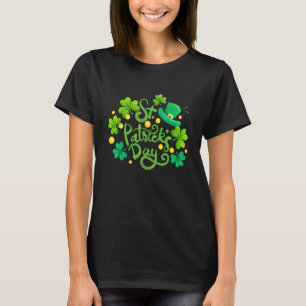 Happy St Patrick's Day Irish Leprechaun Hat Lucky  T-Shirt