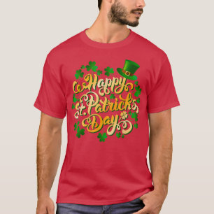 Happy St Patrick's Day Irish Shamrock Family Lucky T-Shirt