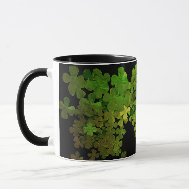 Happy St.Patrick's Day,irish shamrocks Mug (Left)