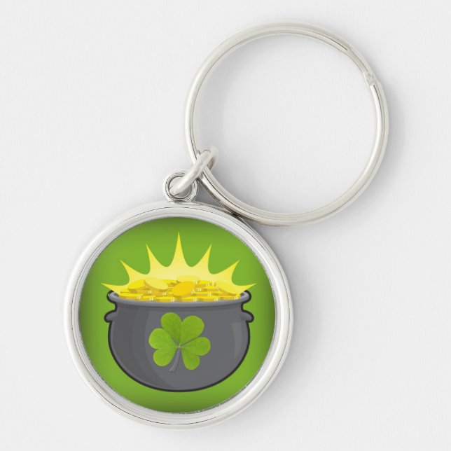 Happy St. Patrick's Day! Key Ring (Front)