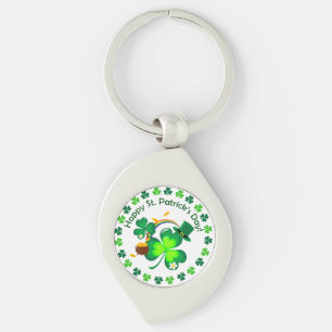 Happy St. Patrick's Day Key Ring