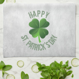 Happy St. Patrick's Day Kitchen Towel