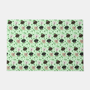 Happy St Patricks Day Labrador Retriever Dogs Doormat
