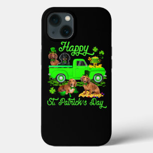 Happy St. Patricks Day Leprechaun Dachshund Green  Case-Mate iPhone Case