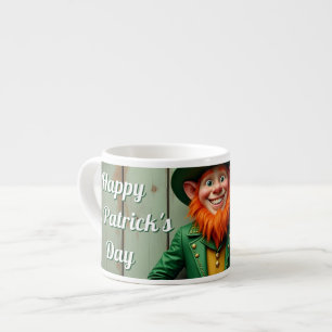 Happy St. Patrick's Day Leprechaun Espresso Cup