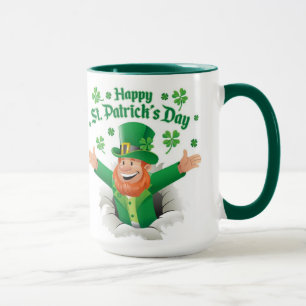 Happy St. Patrick's Day leprechaun  Mug