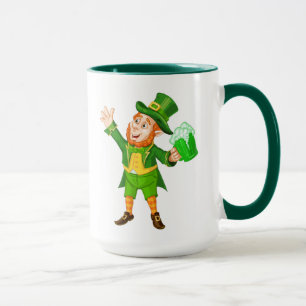 Happy St. Patrick's Day Leprechaun  Mug