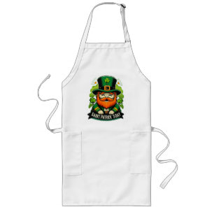 Happy St Patricks Day Long Apron