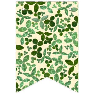Happy St. Patrick's Day Lucky Clover  Bunting