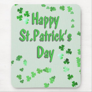 Happy St. Patrick's Day Mouse Mat