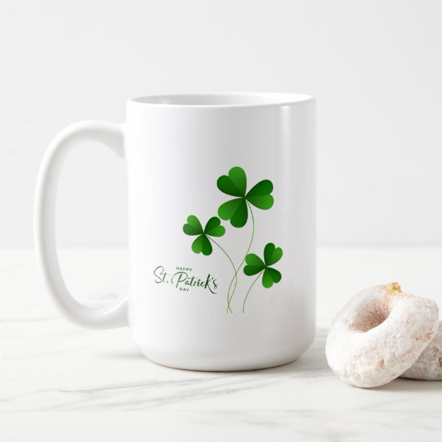 Happy St. Patrick's Day Mug (With Donut)