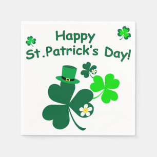 Happy St. Patrick's Day Napkin