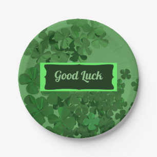 Happy St Patrick's Day Paper Plate