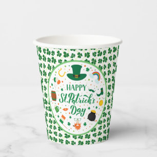Happy St. Patrick's Day Party Paper Cups