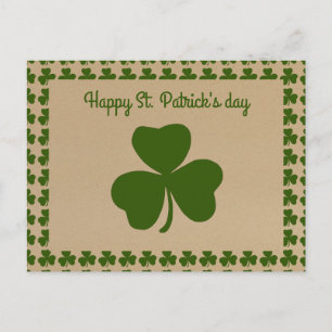 Happy St. Patrick's day - Patron Saint of Ireland Postcard