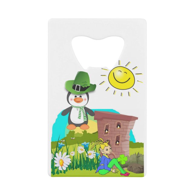 happy st. patrick's day penguin leprechaun (Front)