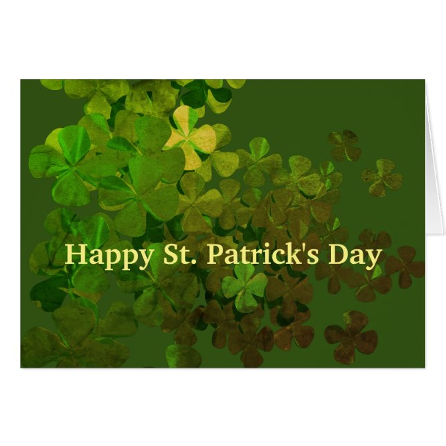 Happy St. Patrick's Day ,personalised (Front Horizontal)