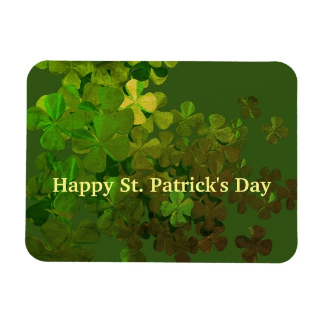 Happy St. Patrick's Day ,personalised Magnet (Horizontal)