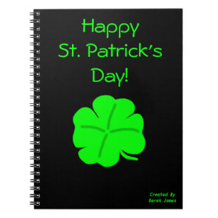 Happy St. Patrick's Day! Photo Notebook