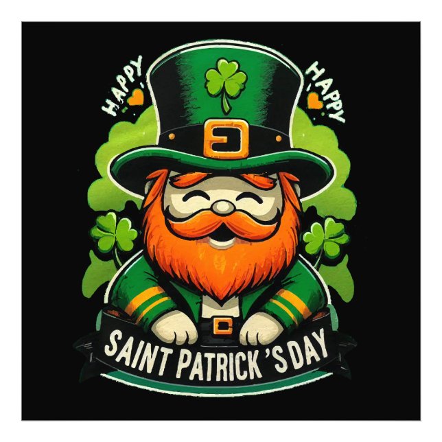 Happy St Patricks Day Photo Print (Front)