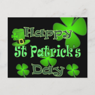 Happy St Patricks Day Postcard