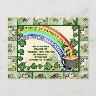 Happy St. Patricks Day Postcard