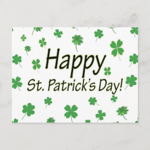 Happy St Patricks Day Postcard