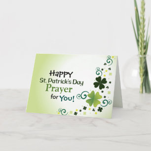 Happy St. Patrick's Day Prayer For You Card
