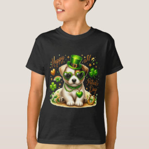 Happy St Patricks Day Puppy Toddler T Shirt