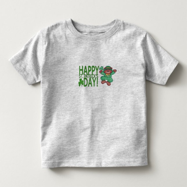 Happy St. Patrick's Day Ruffle Tee (Front)